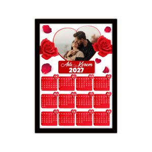 Kişiye Özel Fotoğraflı 2027 Duvar Takvimi